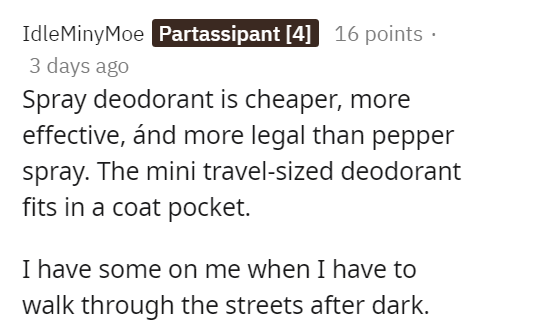 Travel-size deodorants