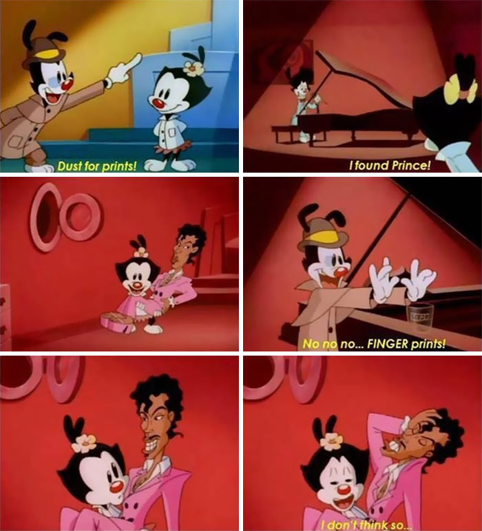In the film "Animaniacs" there are numerous adult jokes and dark ...