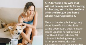 Messy Wife Won't Clean The Dishes For 3 Months, Adopts A Dog, Husband Tells Her To Pay For The Dog