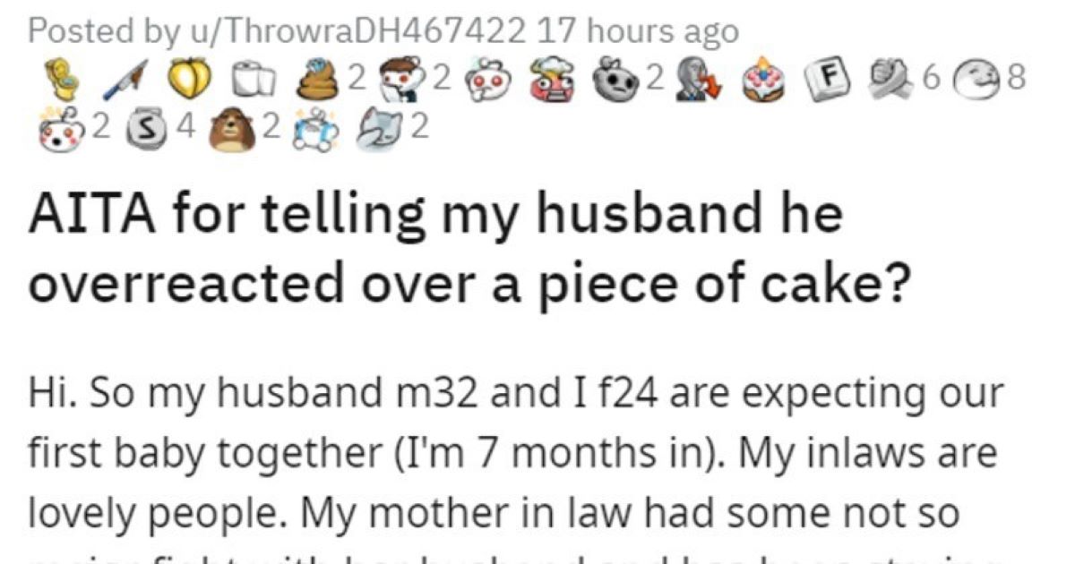 Pregnant Wife Cuts A Slice Of Mother-in-law's Birthday Cake Before The Party Was Started, Husband Gets Angry