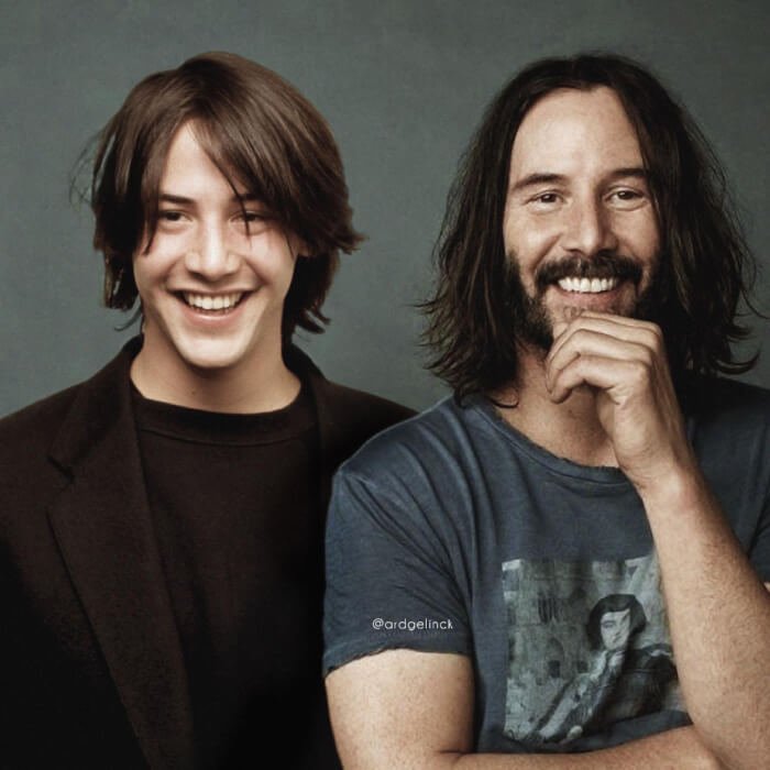 Hollywood Celebrities With Their Younger - Keanu Reeves