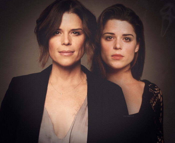 Hollywood Celebrities With Their Younger - Neve Campbell